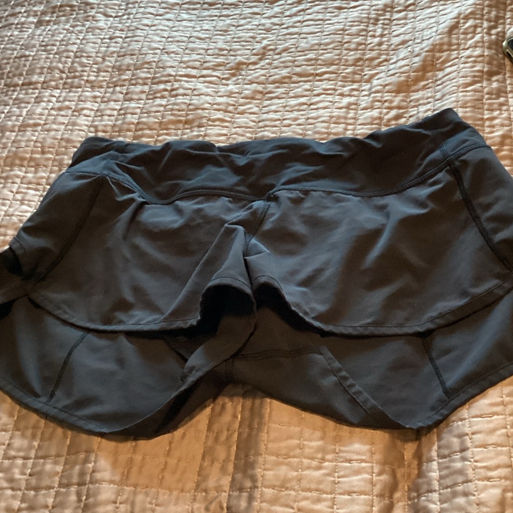 Lululemon Athletica Women's Black Layered Shorts 6